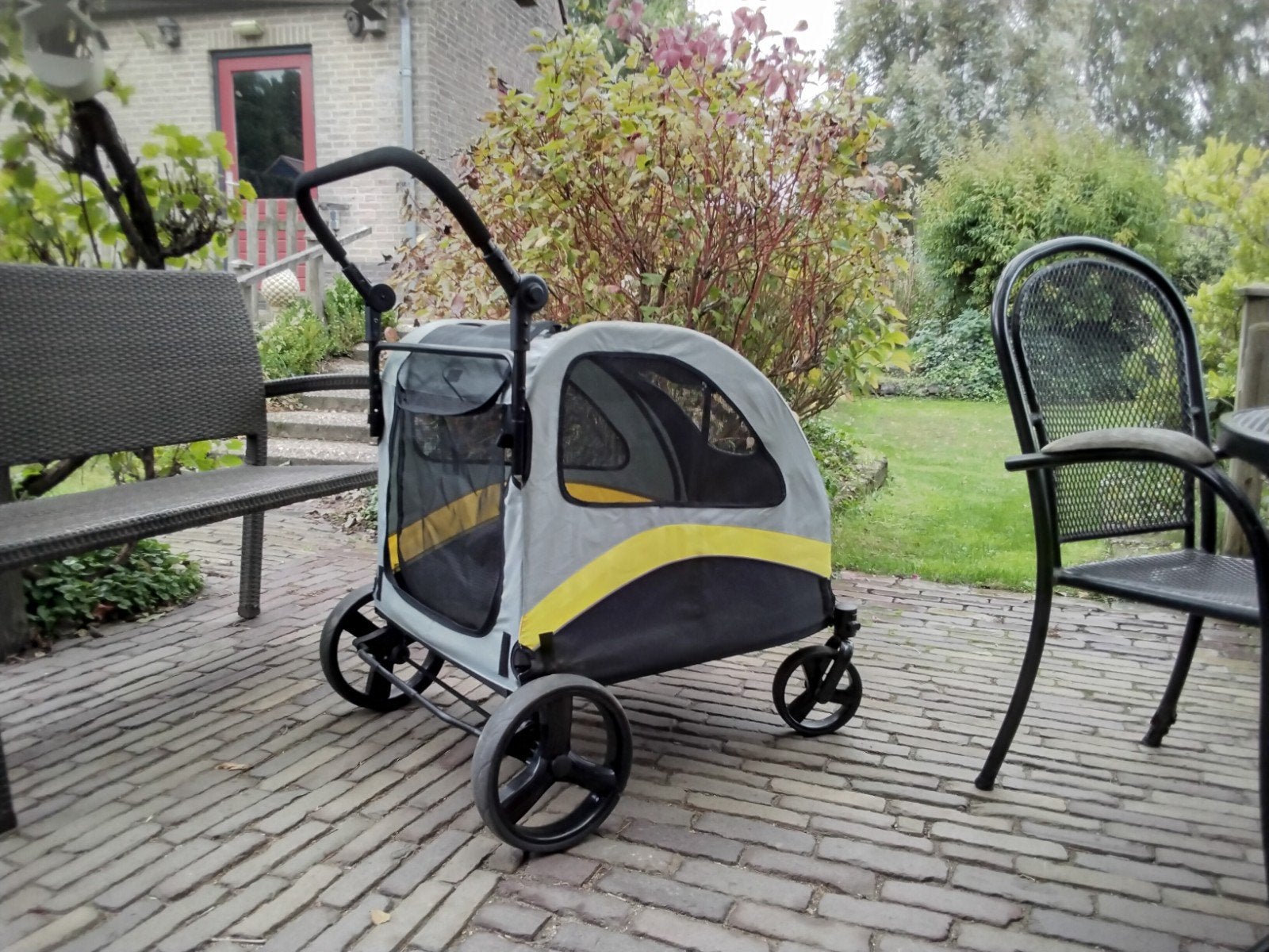 hondenwandelwagen grote hond, Dieren en Toebehoren, Ophalen, Zo goed als nieuw, Hondenbuggy
