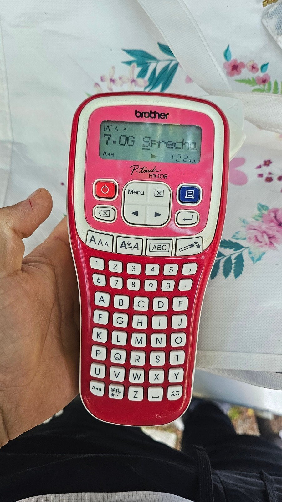 Brother P-Touch H100R Labelprinter - Rood, Gebruikt, Qwerty, Ophalen of Verzenden, Brother