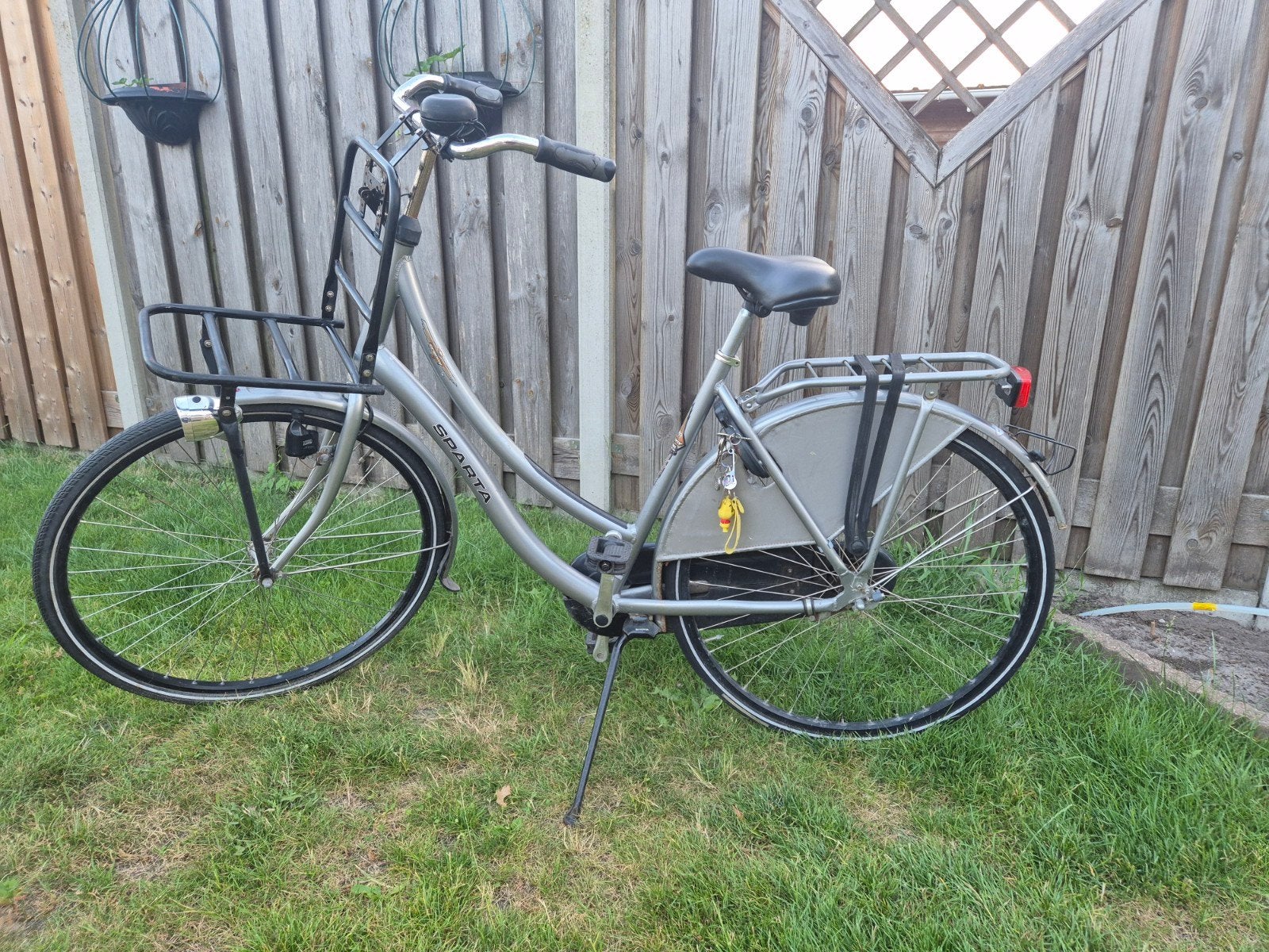 Grijze Sparta Granny (Opoefiets) - Gebruikt, Ophalen, Terugtraprem, Sparta, 53 tot 56 cm