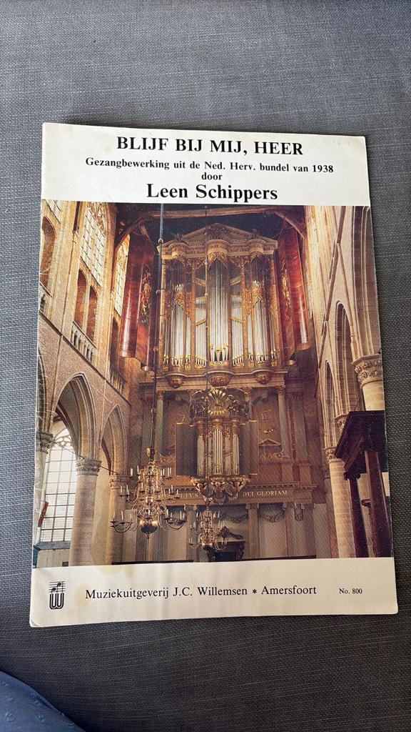 Blijf bij mij Heer Leen schippers, Ophalen of Verzenden, Zo goed als nieuw, Artiest of Componist, Religie en Gospel
