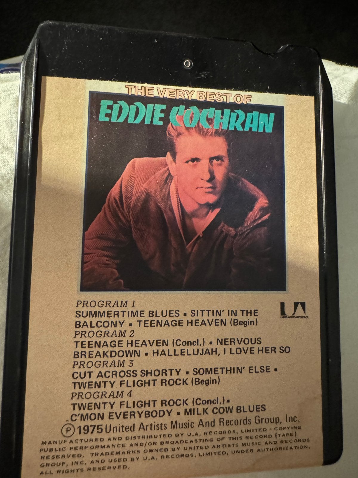 The Very Best Of Eddie Cochran zeldzame 8-track rock n roll, Ophalen, Bandrecorder