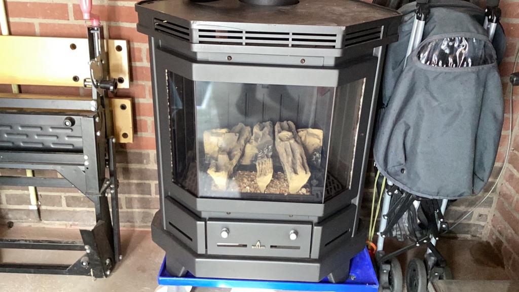 Gas kachel, Huis en Inrichting, Kachels, Ophalen, Gebruikt, Gas, Vrijstaand