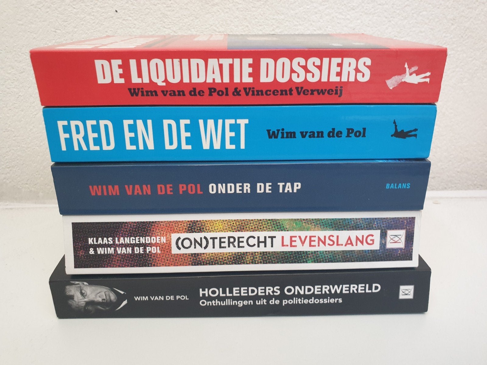 Wim van de Pol Misdaadboeken - 5-delige set, Ophalen of Verzenden, Gelezen