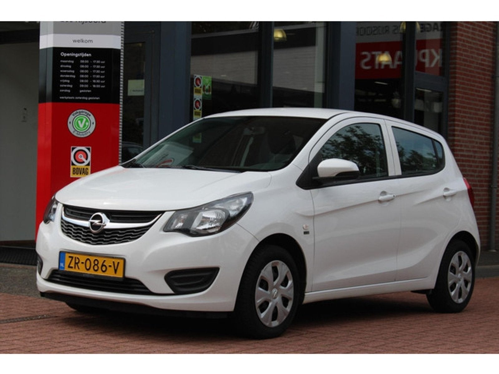 Opel KARL 1.0 *120 Edition* | Cruise Control | A/C | Topper!, Auto's, 839 kg, Stof, Gebruikt, Wit