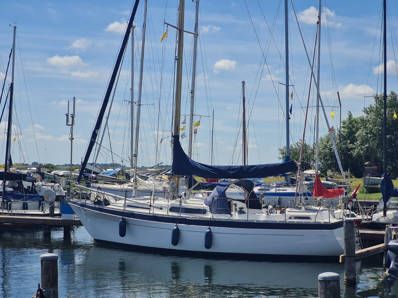 Moody 33 MK1 Zeiljacht uit 1975 - Klassieke Cruiser, Watersport en Boten, Kajuitzeilboten en Zeiljachten, Ophalen, 10 m, Overige merken