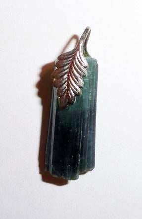 Hanger Toermalijn Blauw Paraiba Edelsteen Zilver, Verzenden, Gebruikt