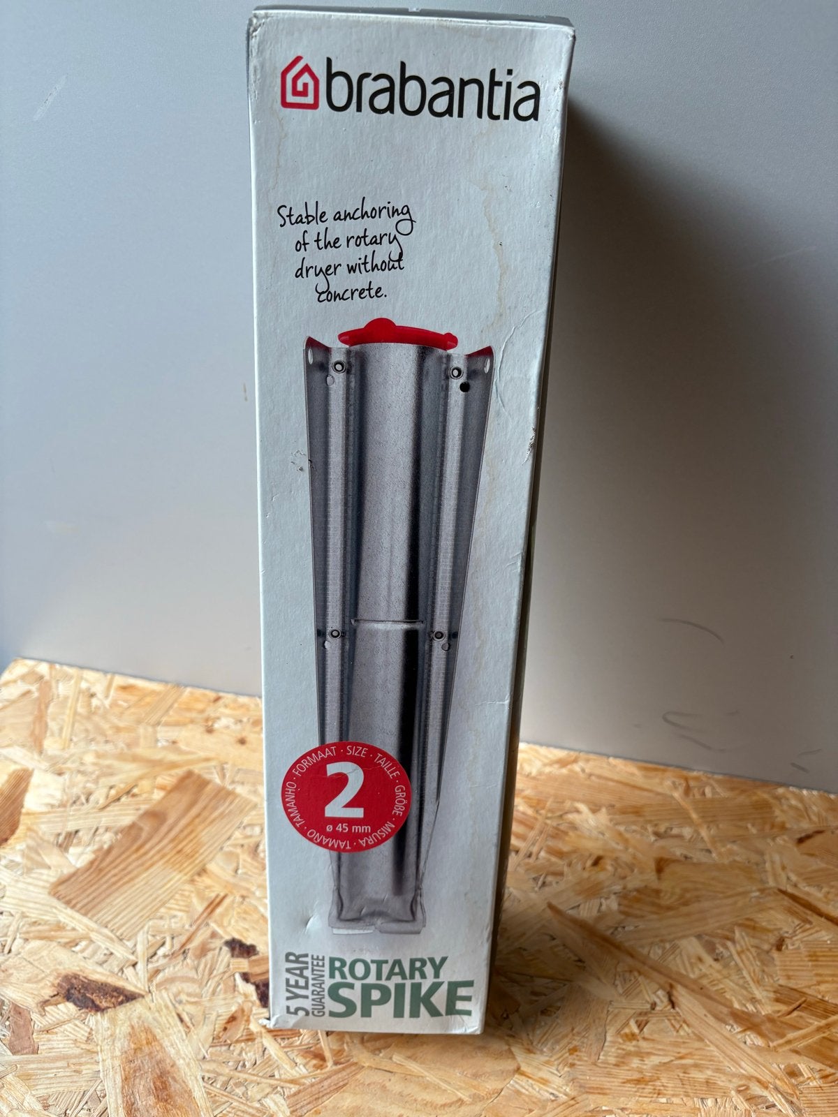 Brabantia Rotary Spike - Grondanker voor droogmolen, Ophalen of Verzenden, Nieuw