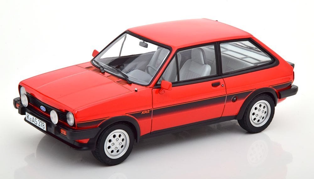 Ford Fiesta XR2 1981 Rood 1-18 Norev, Auto, Norev, Ophalen of Verzenden, Norev