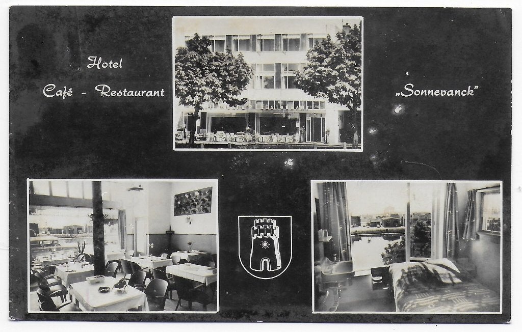 Middelburg Hotel Sonnevanck Ongelopen Ansichtkaart (B7266 ), Ophalen of Verzenden, 1960 tot 1980, Ongelopen, Zeeland