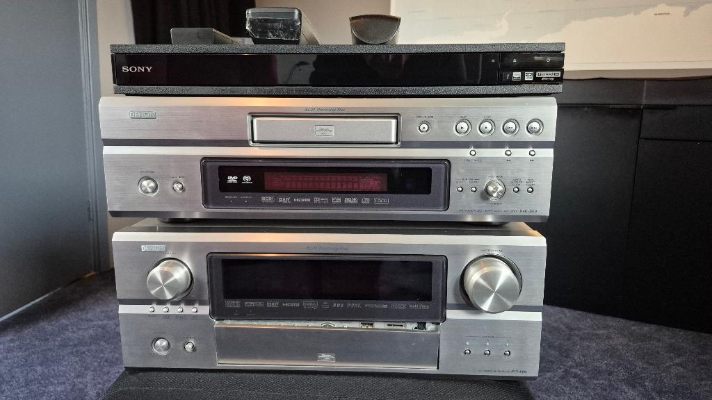Denon AVR 4306 + DVD 3910, Ophalen, Gebruikt, Denon, 120 watt of meer
