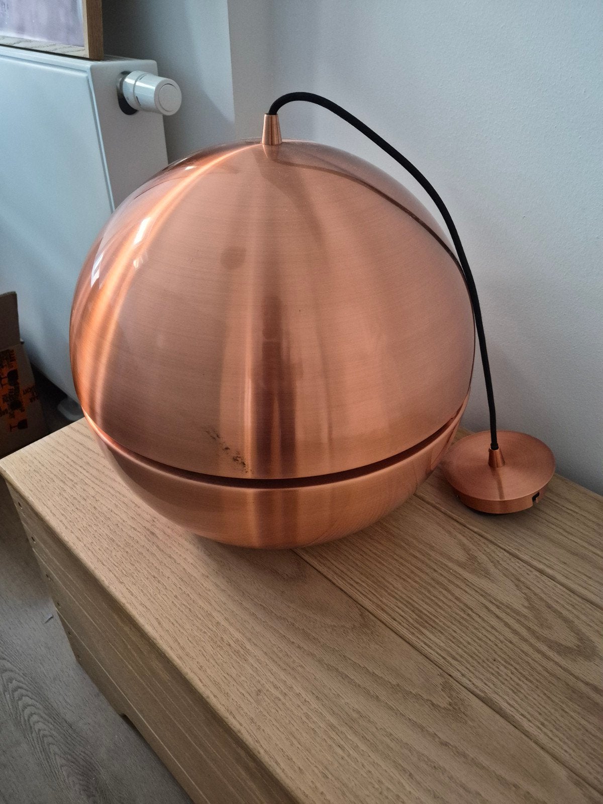Zuiver hanglamp koperkleurig - Modern design, Ophalen, Zo goed als nieuw, Metaal, Modern