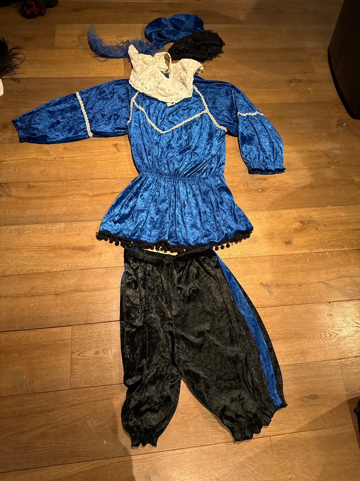 Zwarte Piet pak - Compleet kostuum, Kleding | Dames, Ophalen of Verzenden, Zo goed als nieuw, Kerstmis of Sinterklaas, Kleding