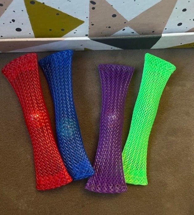 Fidget Toys: Marmer en Mesh Stress Verlichters (4 stuks), Ophalen of Verzenden, Nieuw, Jongen of Meisje
