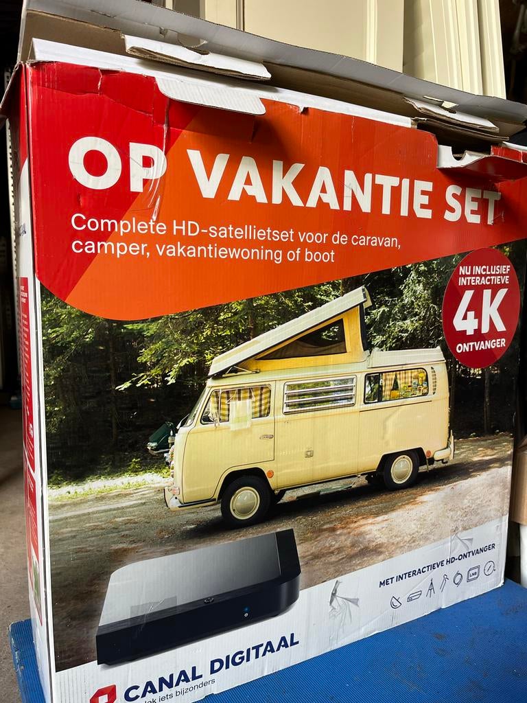 Complete HD-satellietschotelset voor camper/caravan, Ophalen of Verzenden, Nieuw, (Schotel)antenne, Overige merken