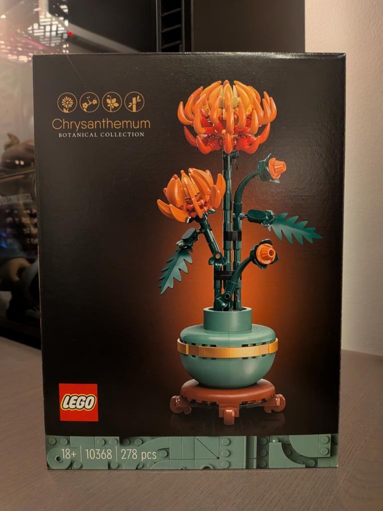 Lego Icons Botanical Collections Chrysant, Lego, Nieuw, Ophalen of Verzenden, Compleet