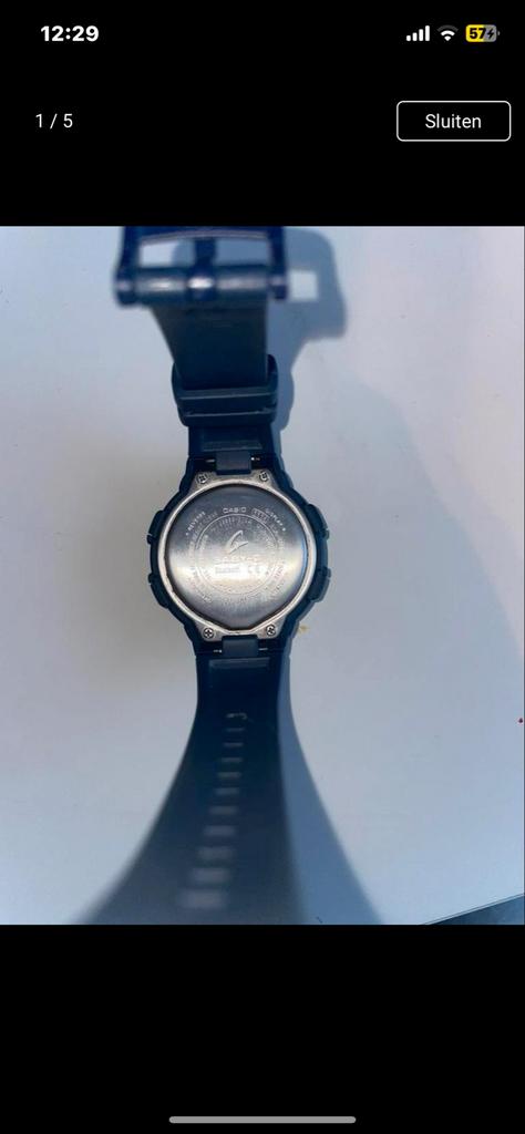 G-shock Baby-G horloge navy blauw, Overige merken, Kunststof, Gebruikt, Polshorloge