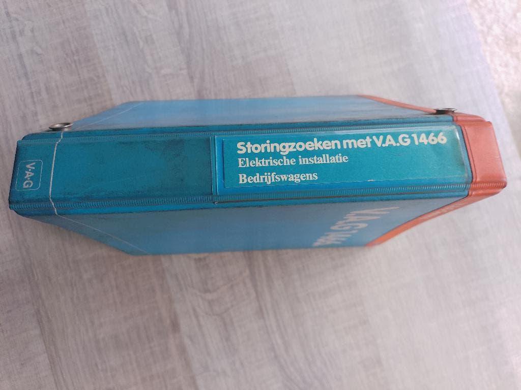 Dealer werkplaatsboek V.A.G 1466 storing zoeken Vw 1975-86, Ophalen of Verzenden, Gelezen, Volkswagen