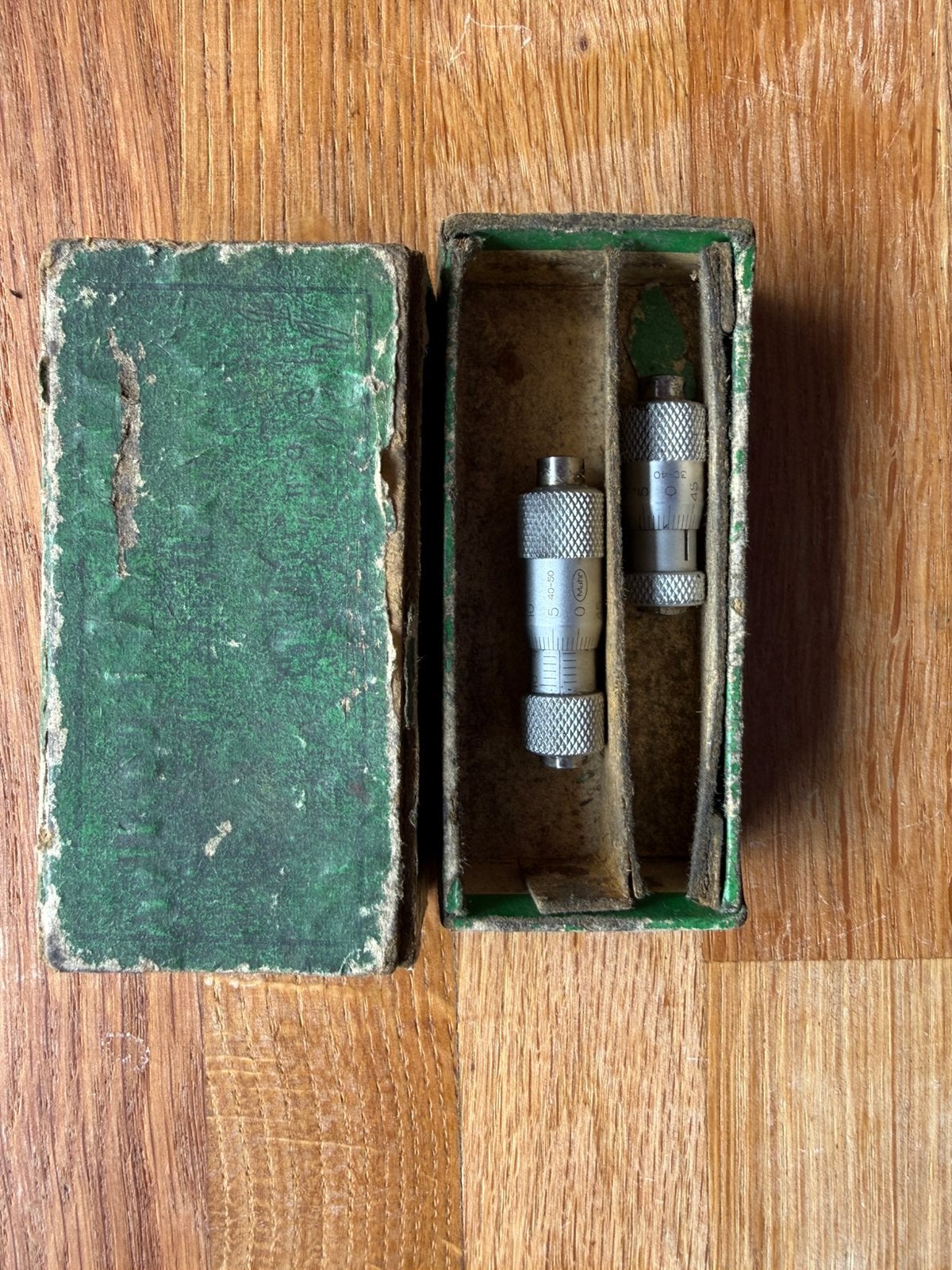 2 Mahr Micrometer 30-40 mm en 40-50 mm, Doe-het-zelf en Verbouw, Meetapparatuur, Ophalen of Verzenden, Gebruikt, Afstand