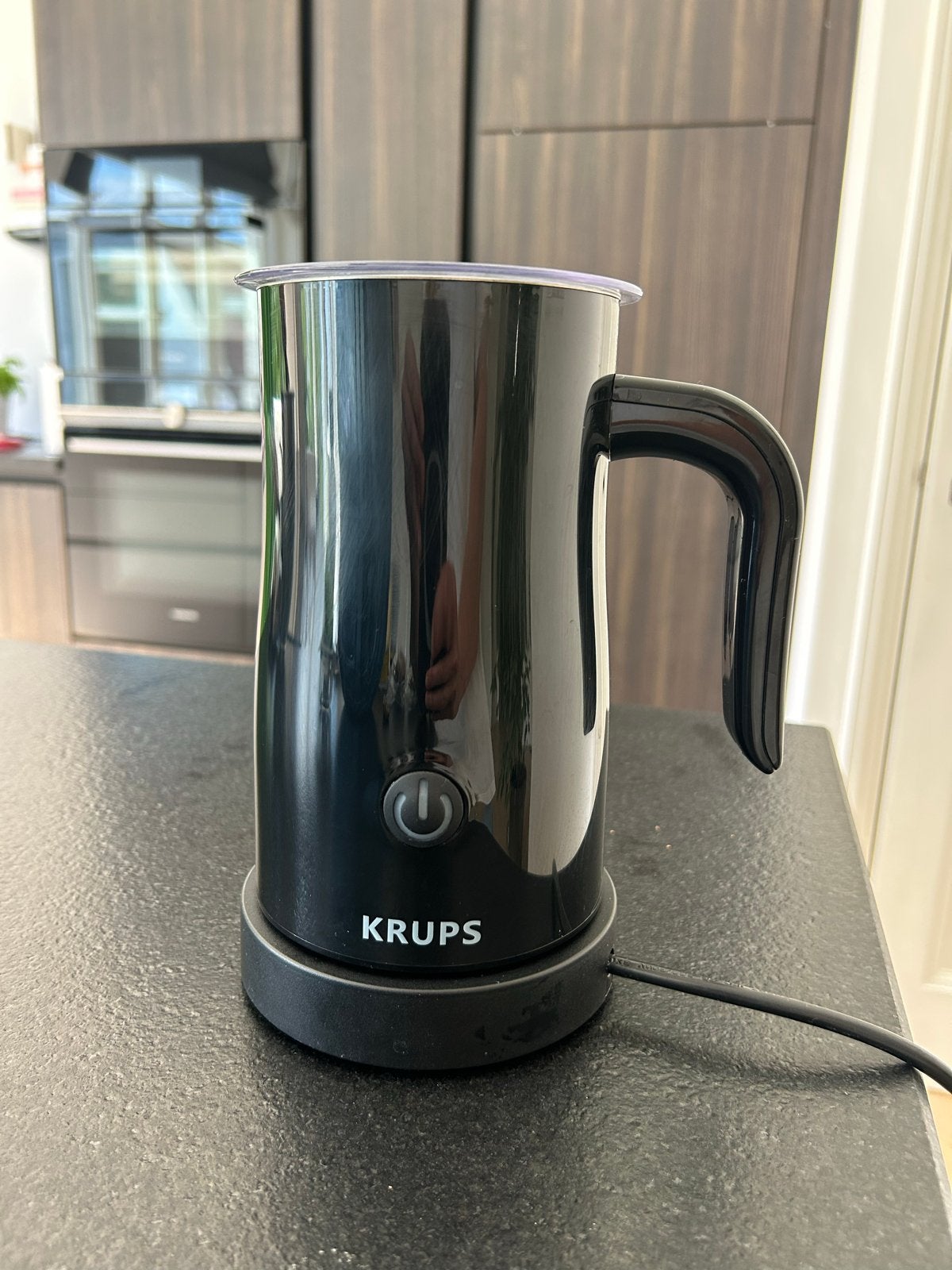 Krups Melkopschuimer - Perfect voor Latte en Cappuccino, Ophalen of Verzenden, Gebruikt