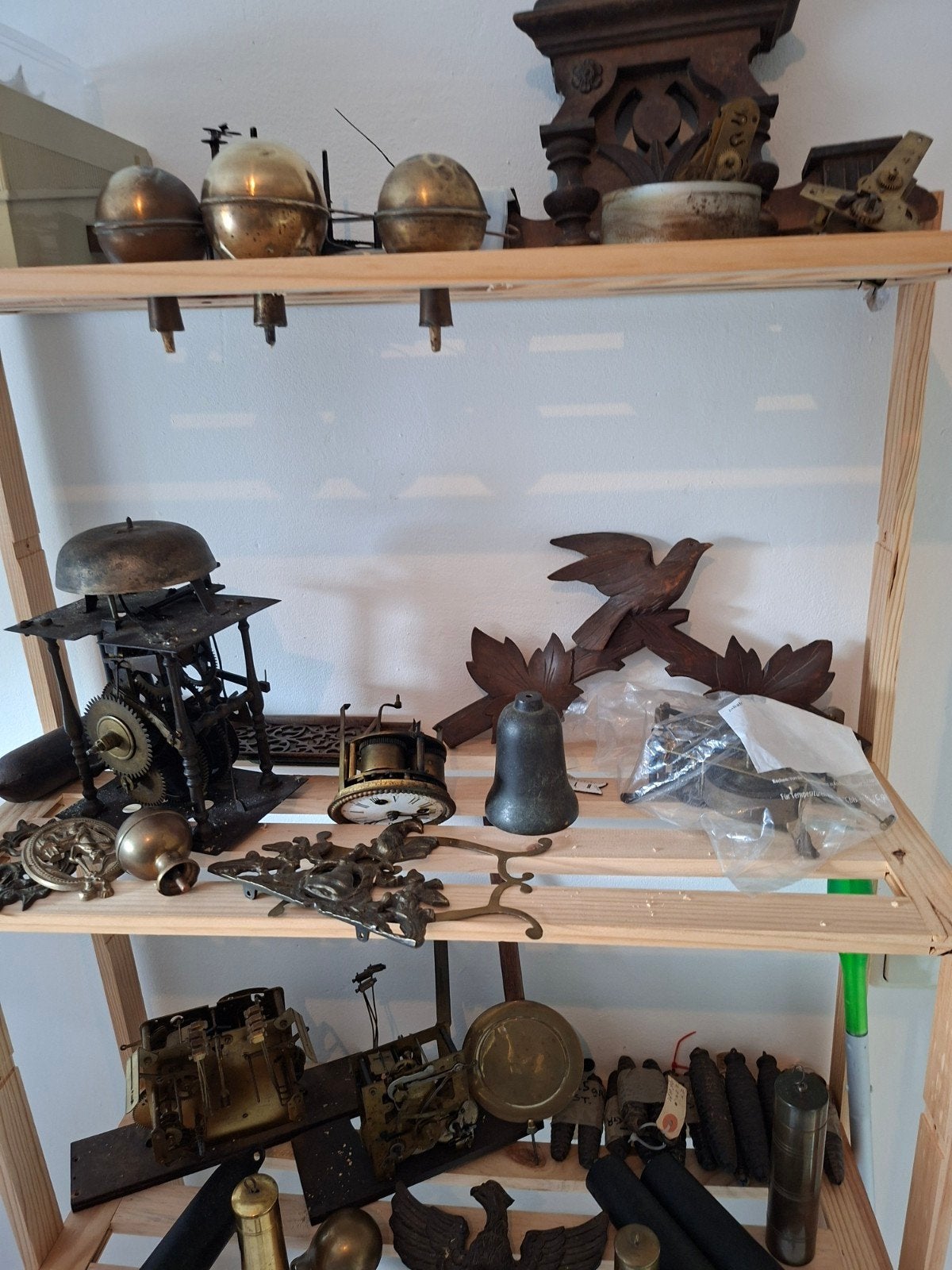 Te KOOP veel klok onderdelen, Antiek en Kunst, Ophalen of Verzenden