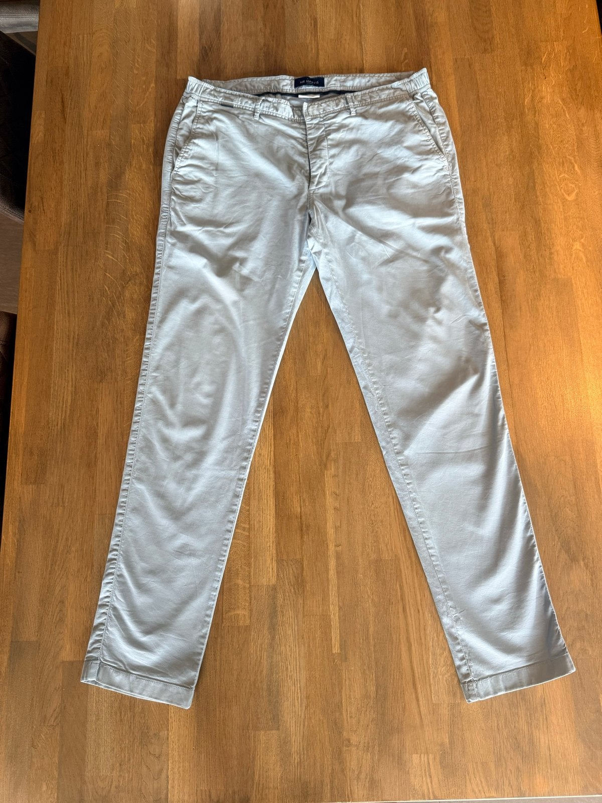 Mr Marvis The Antarctics Chino W 38 - Maat W38 L32, Ophalen of Verzenden, Zo goed als nieuw, Maat 56/58 (XL), Blauw