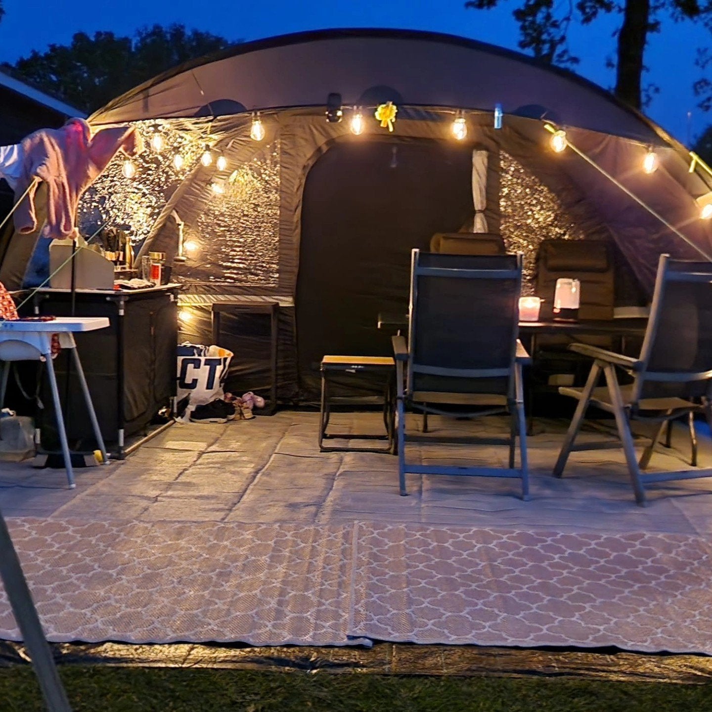 Obelink Portico 6 Easy Air Tent slechts 1 week opgestaan, Ophalen