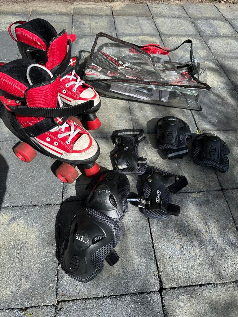 Verstelbare rolschaatsen maat 33 tm 36, Ophalen of Verzenden, Gebruikt