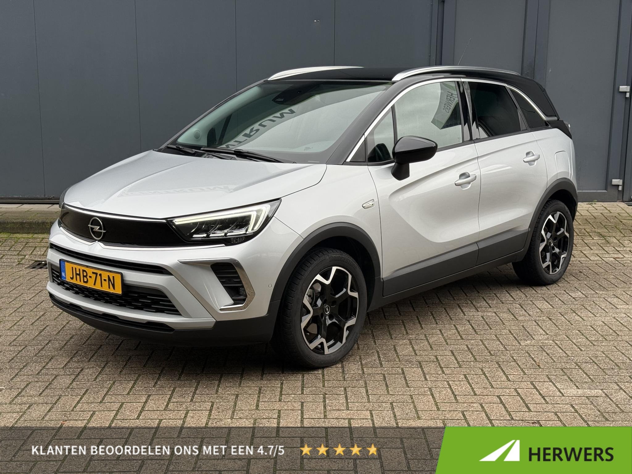 Opel Crossland 1.2 Turbo Ultimate / AGR Comfortstoelen / Nav, Auto's, 840 kg, Gebruikt, 1199 cc, Alcantara