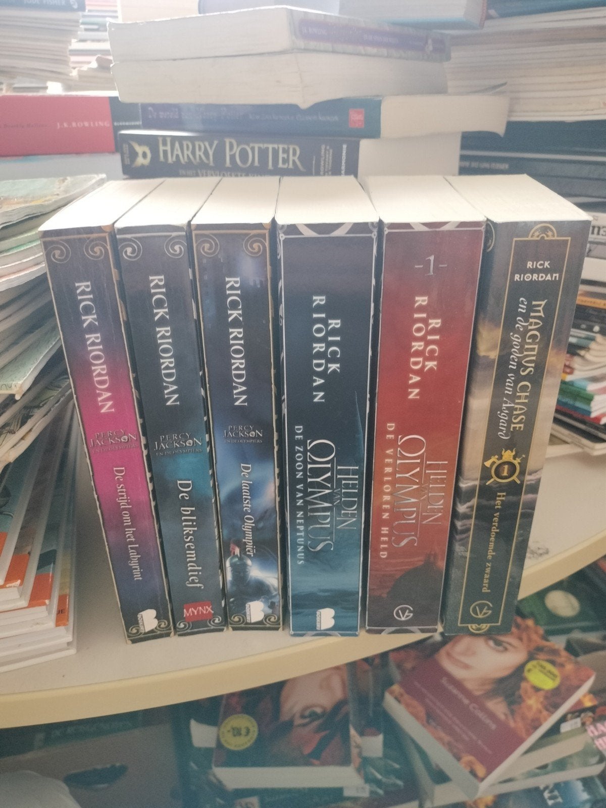 Rick Riordan boeken, Ophalen of Verzenden, Zo goed als nieuw, Rick Riordan