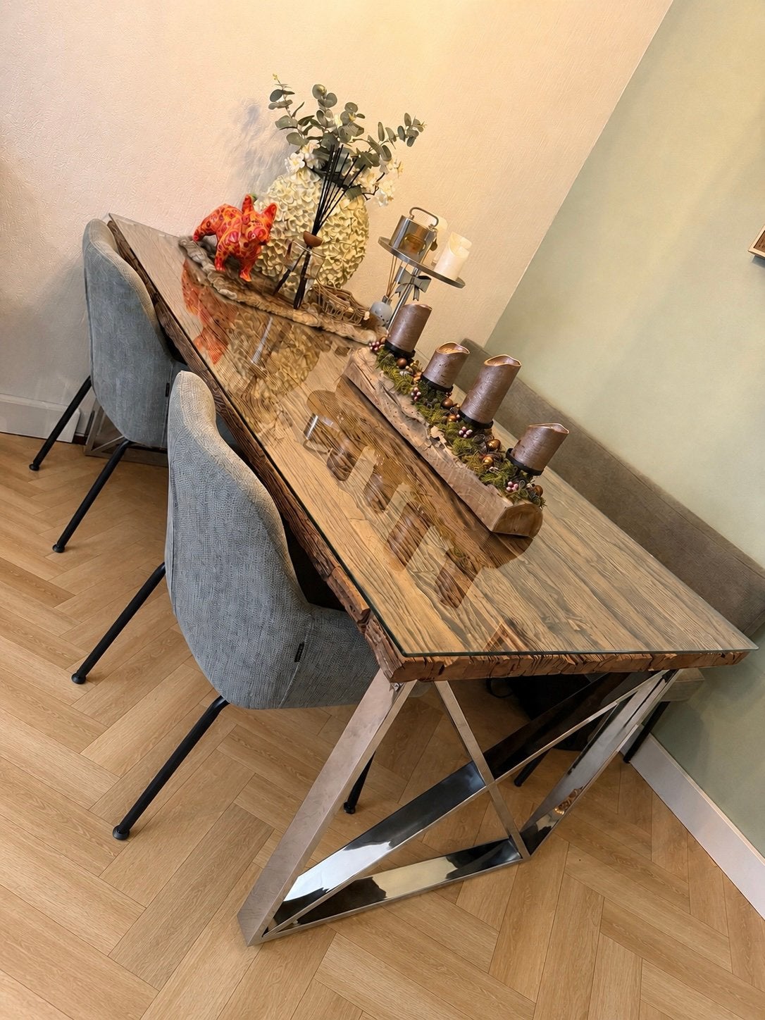 Richmond Kensington Eettafel, Ophalen, Zo goed als nieuw, Rechthoekig, 50 tot 100 cm