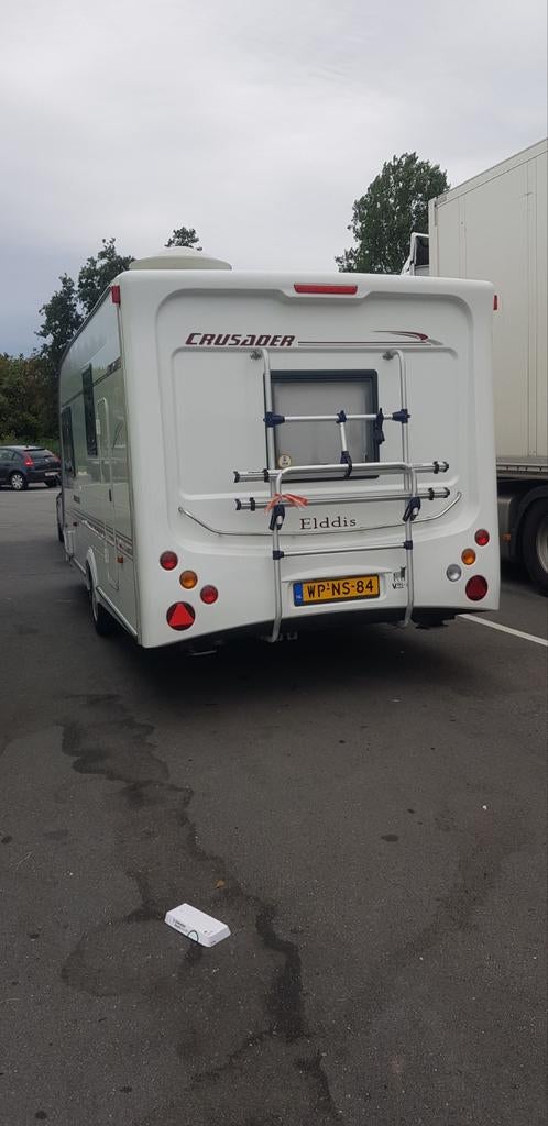 Luxe Elddis Crusader Hurricane 470 (2005), Caravans en Kamperen, Caravans, Elddis, Particulier, Dwarsbed, Luifel