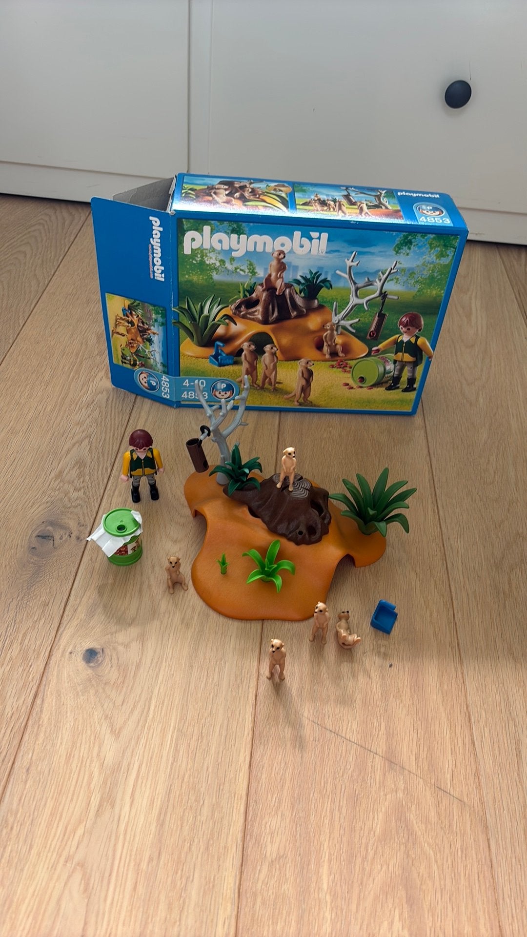 Stokstaartjes playmobil 4853, Ophalen of Verzenden, Zo goed als nieuw