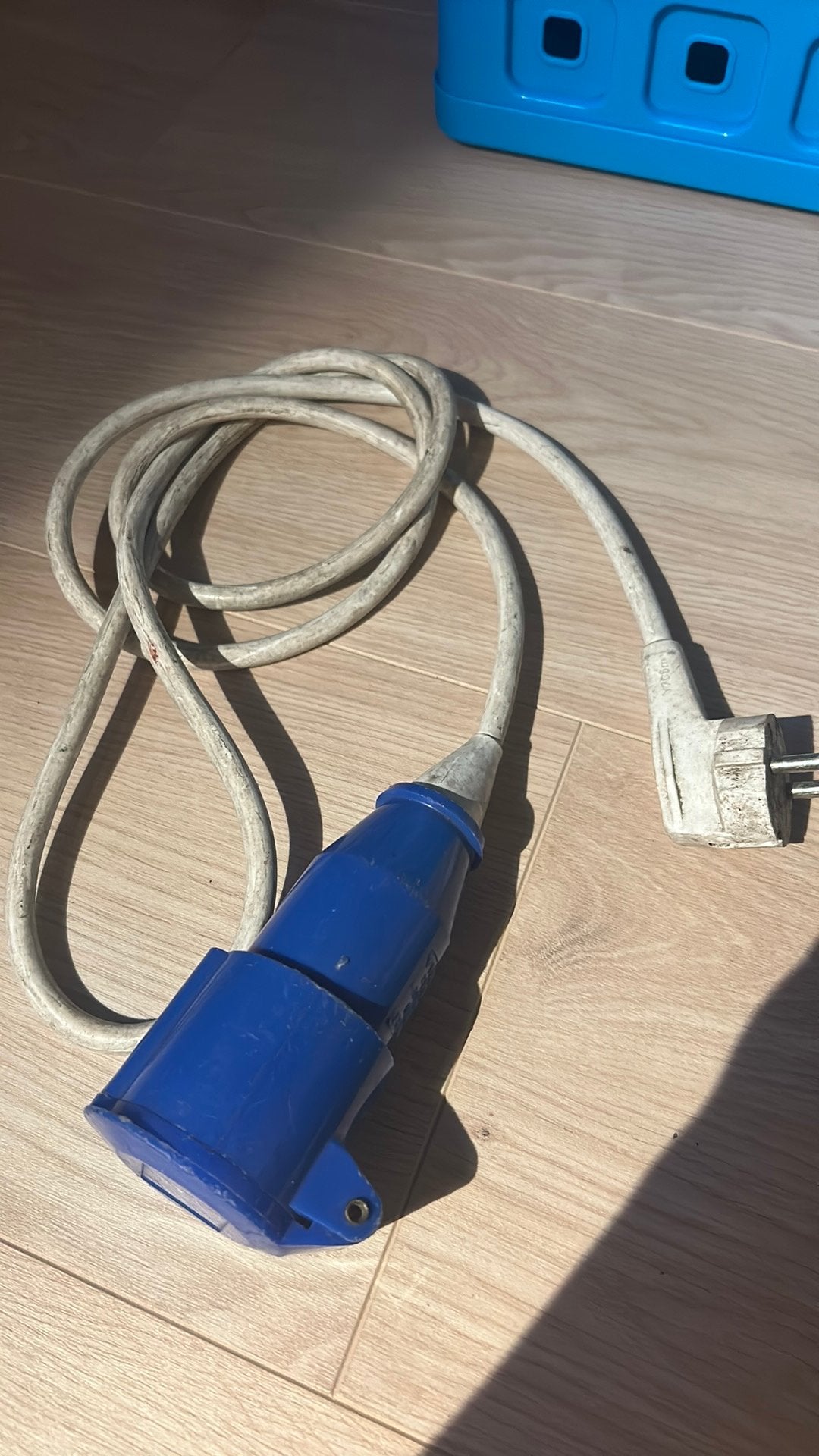Eurostekker / Verloopstekker camping, Ophalen of Verzenden, Gebruikt