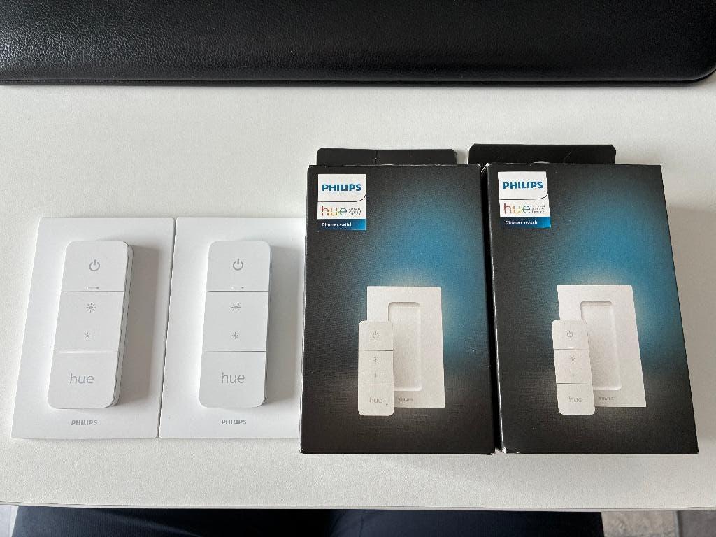 4 x Philips HUE Dimmer (generatie 2), Ophalen of Verzenden, Nieuw