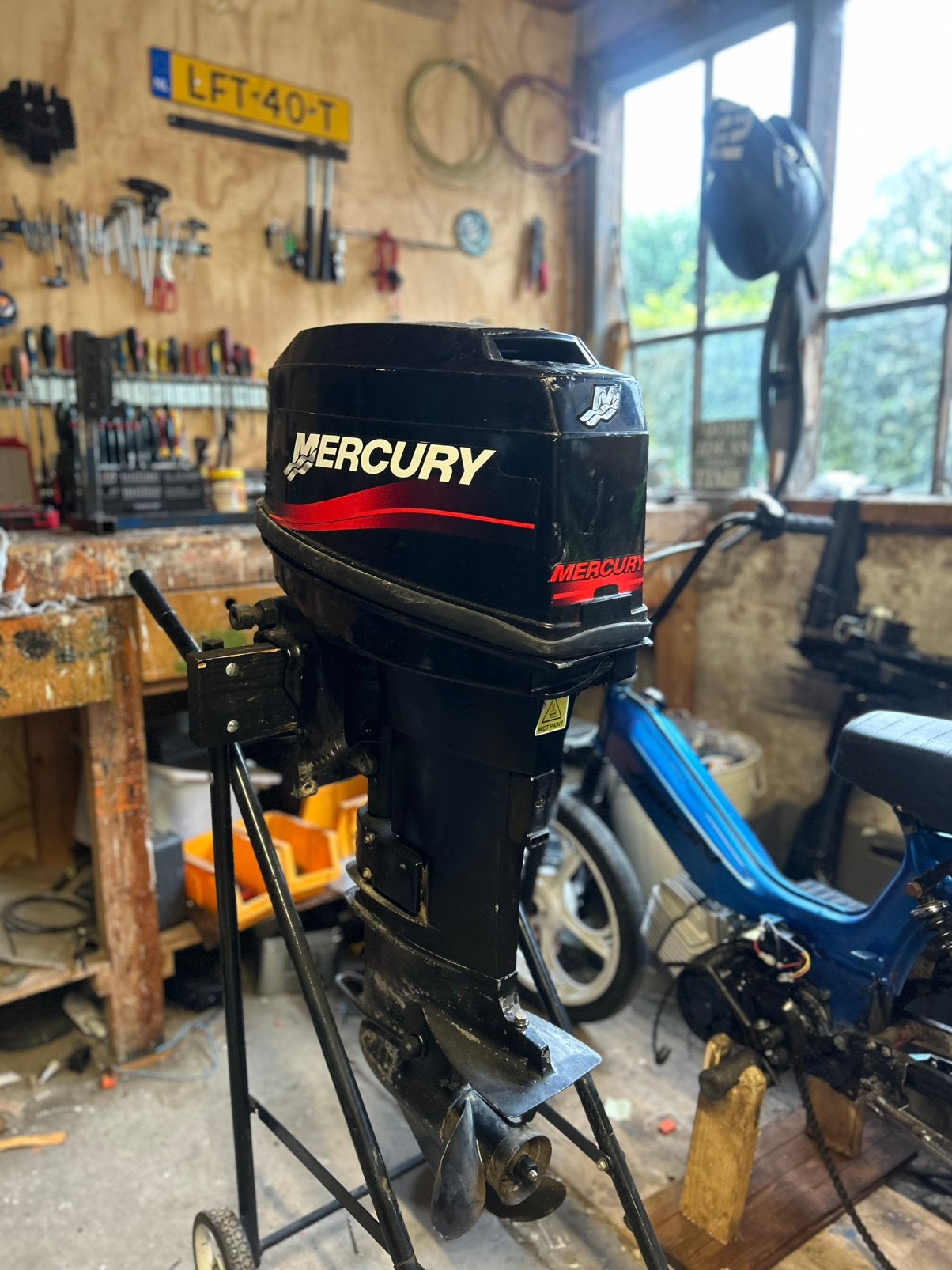 Mooie mercury 25pk 2t kortstaart, Watersport en Boten, Ophalen of Verzenden, Zo goed als nieuw
