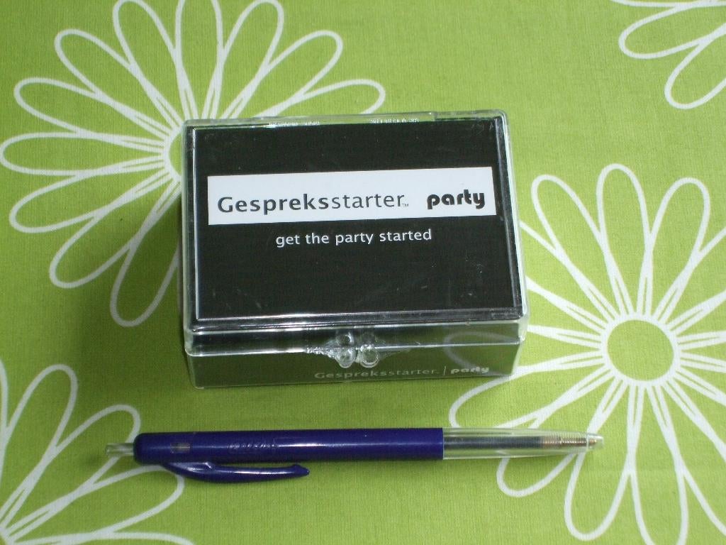 Gespreksstarter Party - voor de ultieme party!, Vijf spelers of meer, Ophalen of Verzenden, Zo goed als nieuw