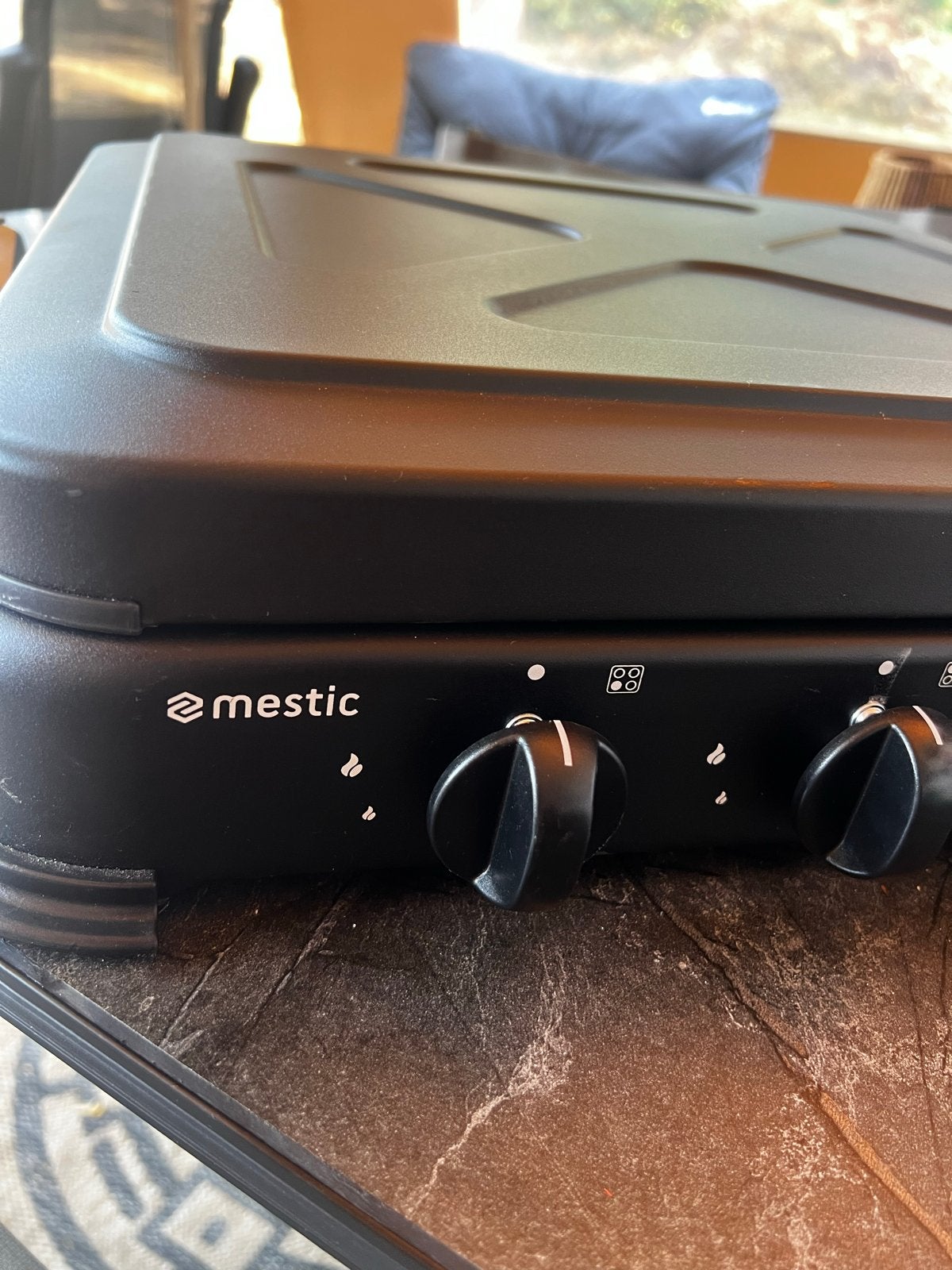 Mestic 4-pits gasfornuis voor camping of buitenkeuken, Ophalen, Zo goed als nieuw