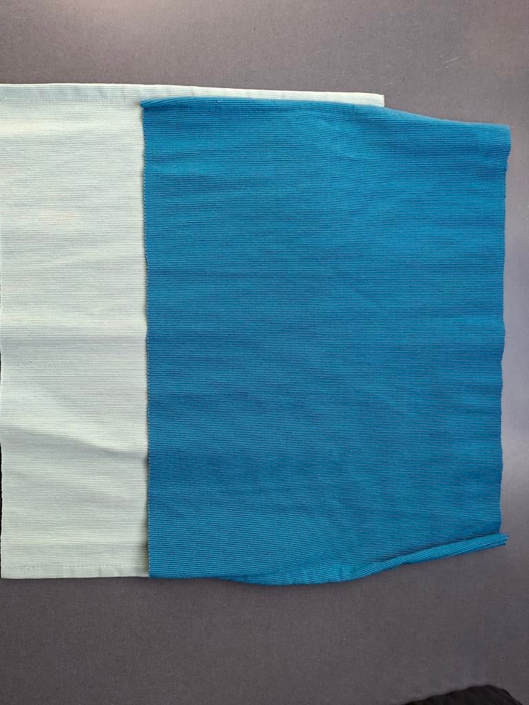IKEA Tafellopers en Placemats Set - Mintgroen & Blauw, Ophalen of Verzenden, Gebruikt, Groen, Placemat