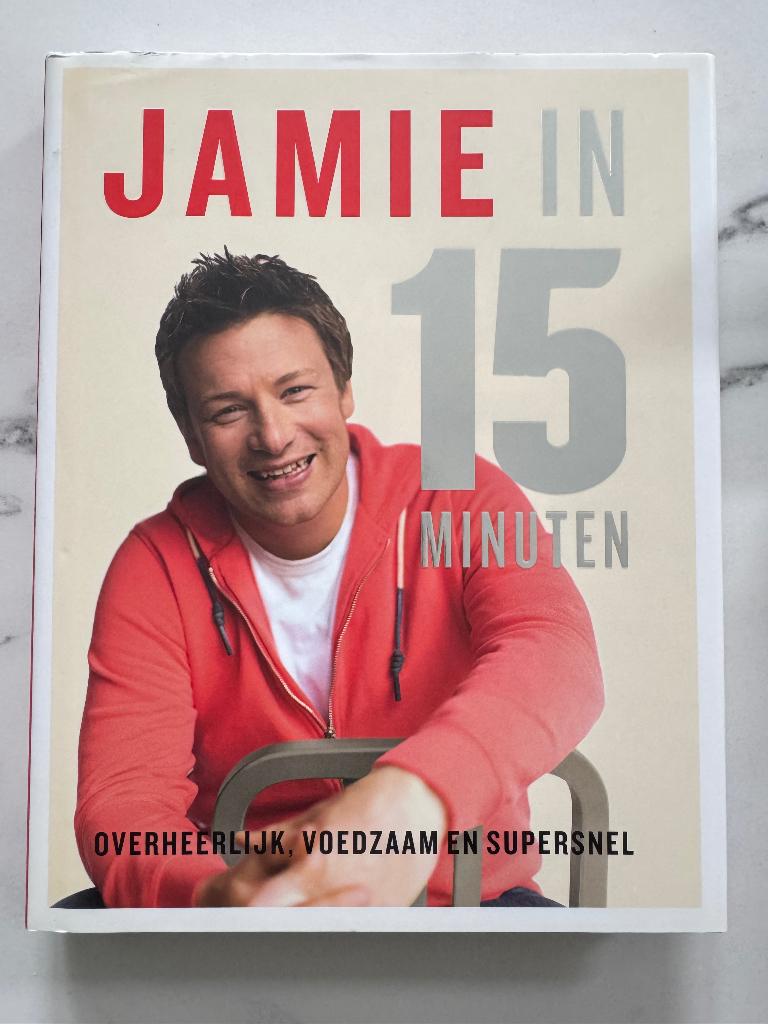 Jamie in 15 minuten, Boeken, Kookboeken, Hoofdgerechten, Ophalen of Verzenden, Zo goed als nieuw, Jamie Oliver