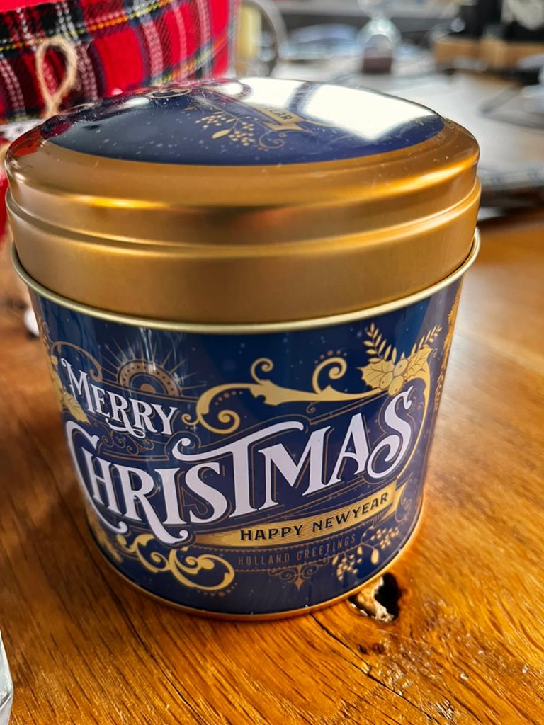 Kerst-blik voor koekjes, chocolaatjes etc…, Verzamelen, Blikken, Ophalen of Verzenden, Nieuw, Overige, Overige merken