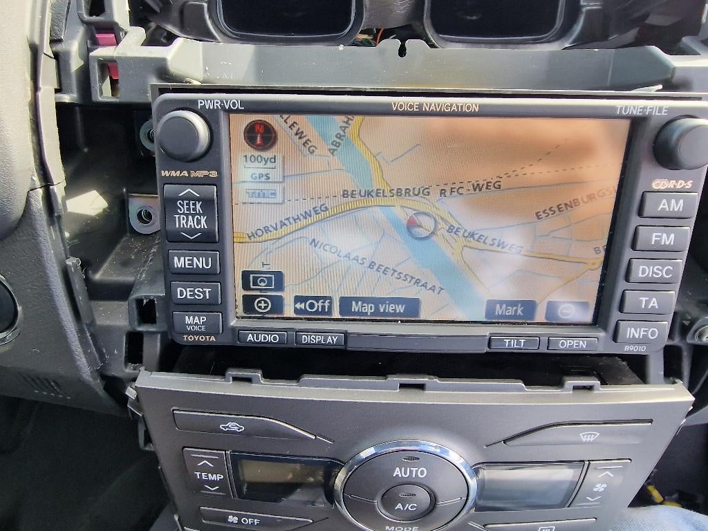 Originele Toyota Auris en corolla Radio CD GPS (08662-00910), Auto diversen, Ophalen, Zo goed als nieuw