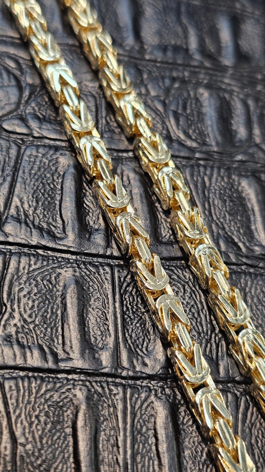 Prachtige 14k gouden Koningsketting 65cm, Ophalen of Verzenden, Nieuw, Goud, Goud