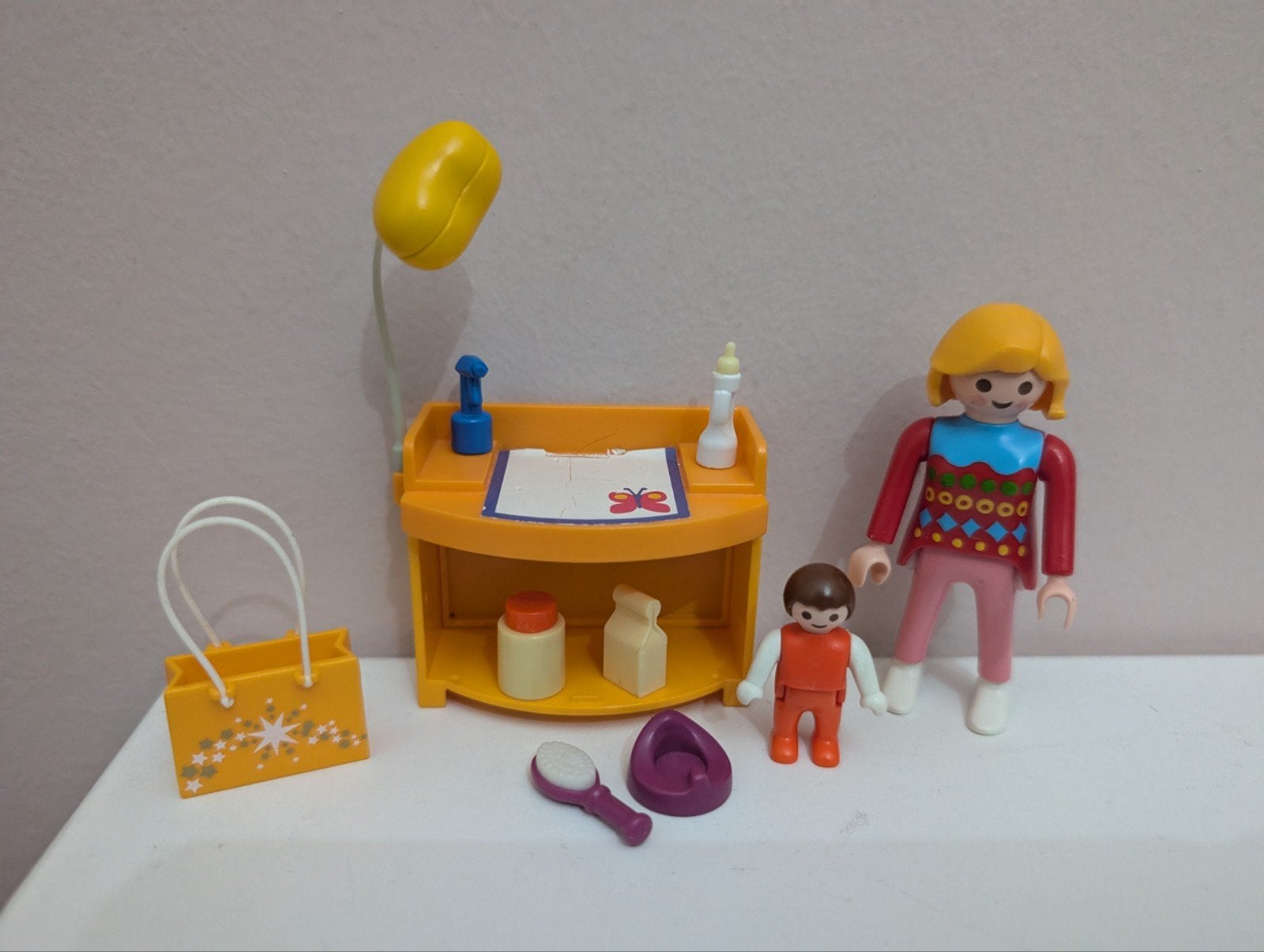 Playmobil moeder met baby., Ophalen of Verzenden, Zo goed als nieuw, Complete set, Overige typen
