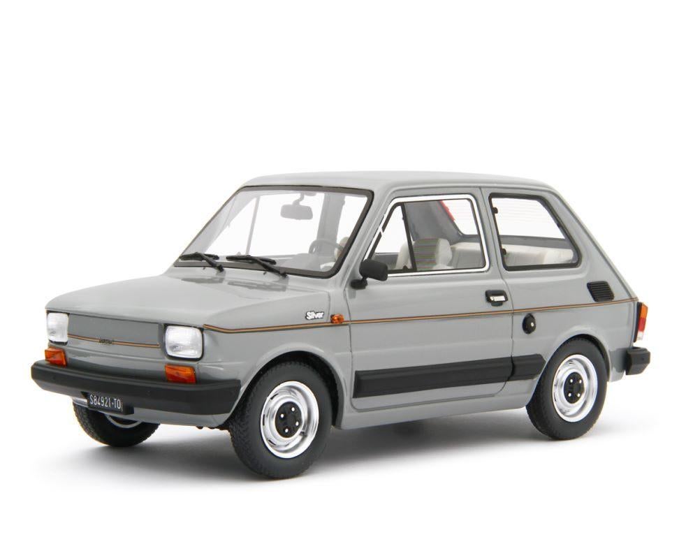 1:18  Fiat 126 Personal 4 Silver 1978  -  Nu € 101,15, Hobby en Vrije tijd, Overige merken, Laudoracing, Auto, -
