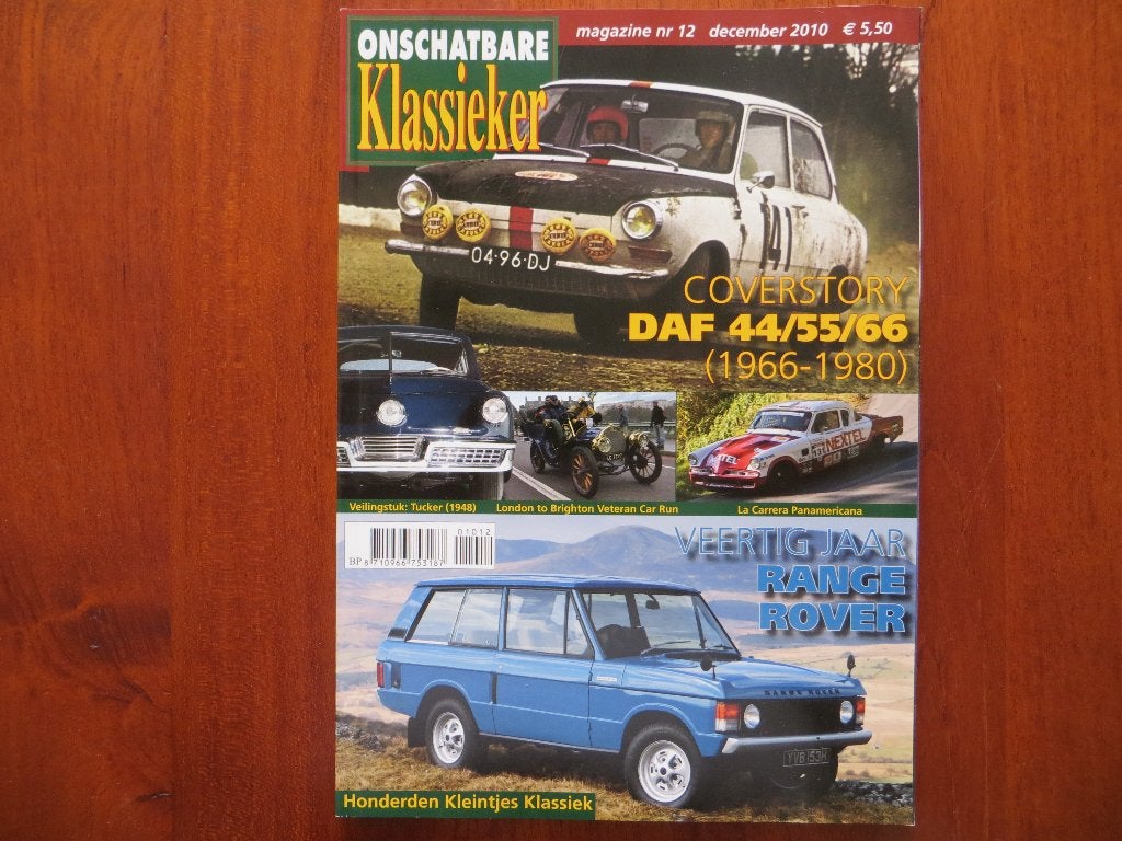 Onschatbare Klassieker 12 2010 DAF 44 55 66, Tucker, BMW 850, Ophalen of Verzenden, Nieuw, Renault
