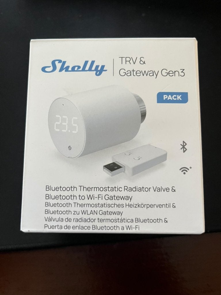 Slimme radiatorkranen Shelly TRV gen 3, Ophalen of Verzenden, Slimme thermostaat, Nieuw