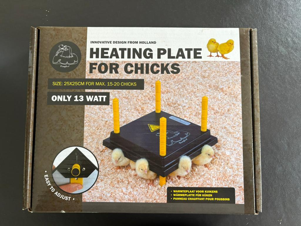 Comfort warmteplaat 25x25 voor kuikens, Dieren en Toebehoren, Ophalen of Verzenden, Nieuw, Overige typen
