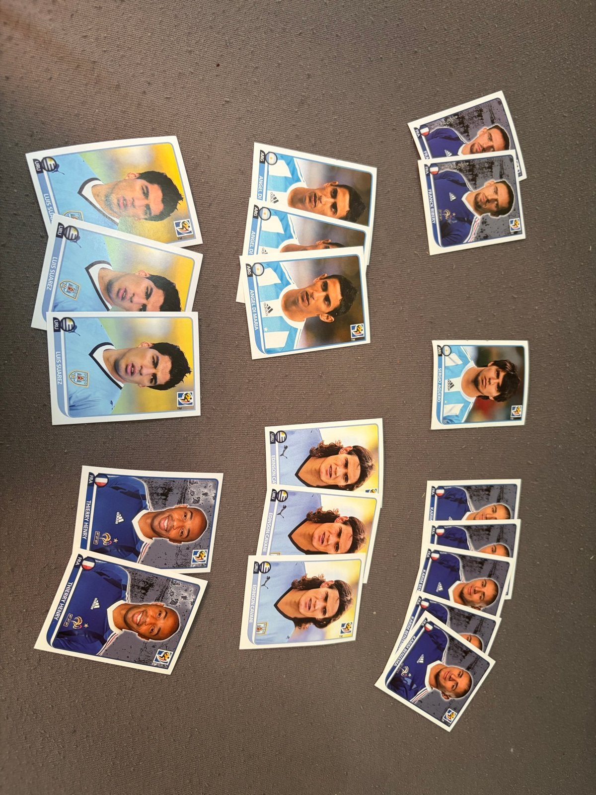 Panini WK 2010 Wereldspelers Stickers - Diverse Spelers, Ophalen of Verzenden, Gebruikt, Overige sporten, Poster, Plaatje of Sticker