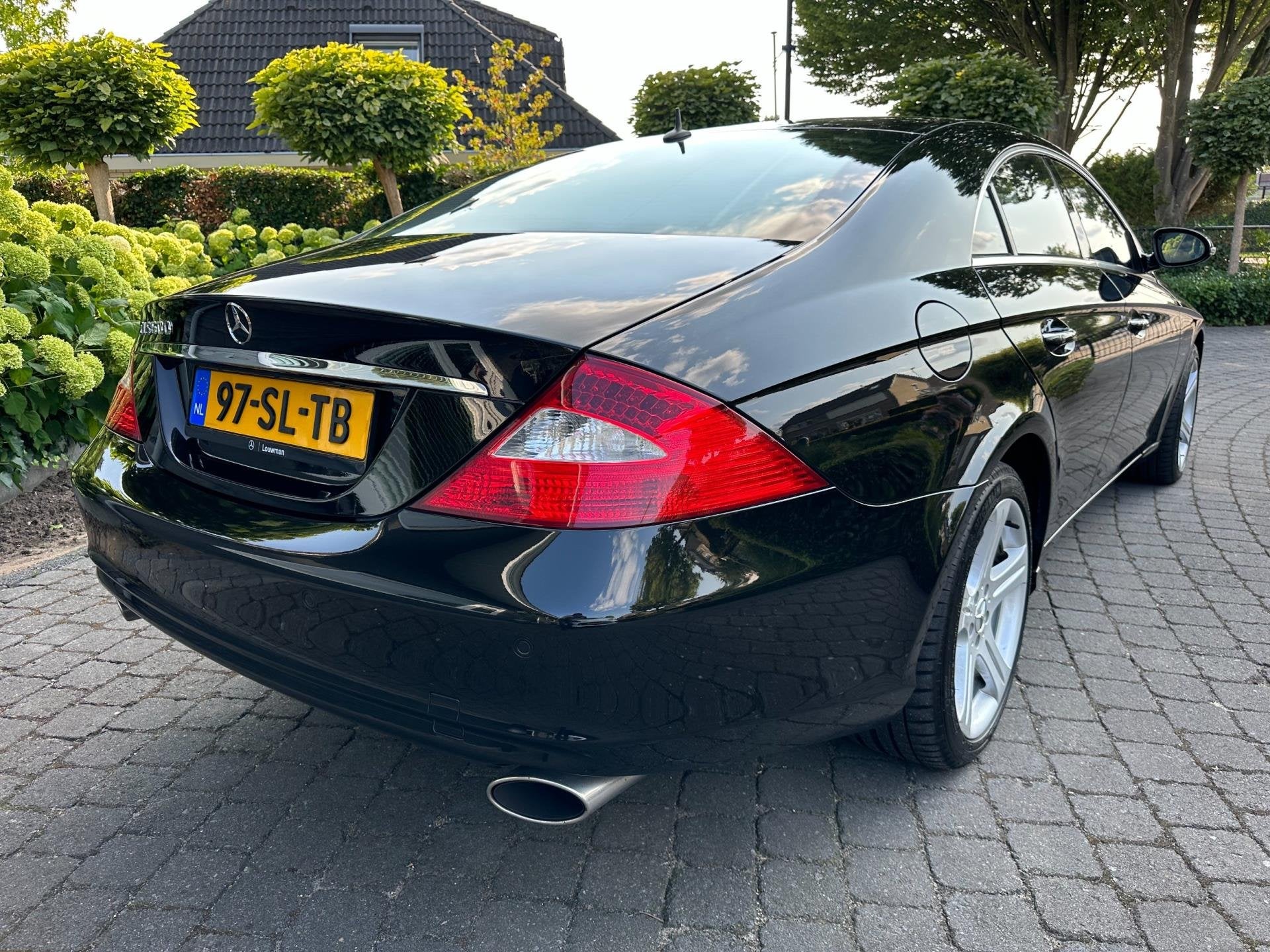 Mercedes-Benz CLS-klasse 500 Org NL, Leder, Massage, VOL!, Auto's, Mercedes-Benz, Automaat, Gebruikt, Zwart, Bedrijf