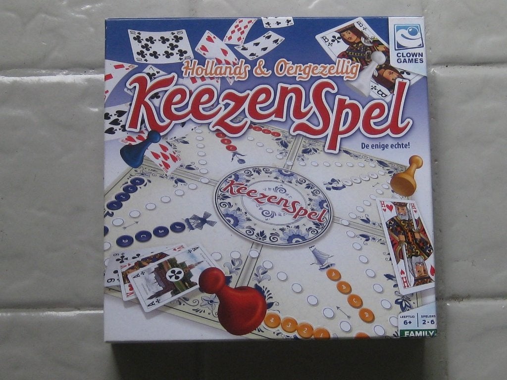 Keezen spel, Hollands & Oergezellig, Vijf spelers of meer, Ophalen of Verzenden, Zo goed als nieuw, Clown Games